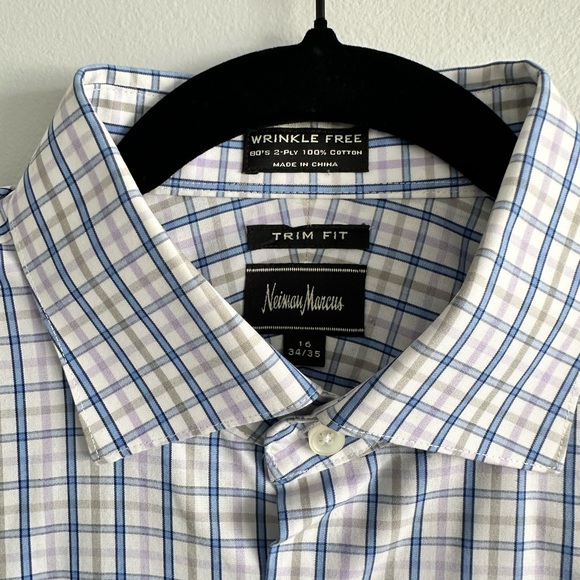 Neiman Marcus Men Button Down Shirt Size L - Picture 2 of 5